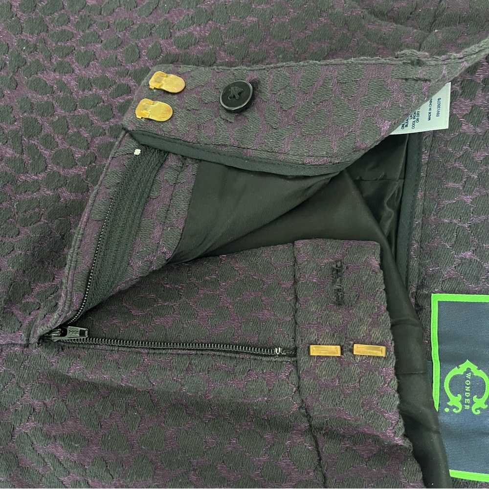 Purple Patterned Pants - image 5
